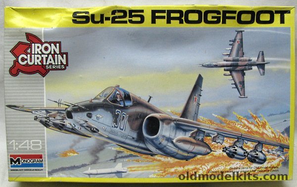 Monogram 1/48 Su-25 Frogfoot - Iron Curtain Series Issue, 5830 plastic model kit